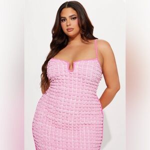 Havana Honeycomb Midi Dress